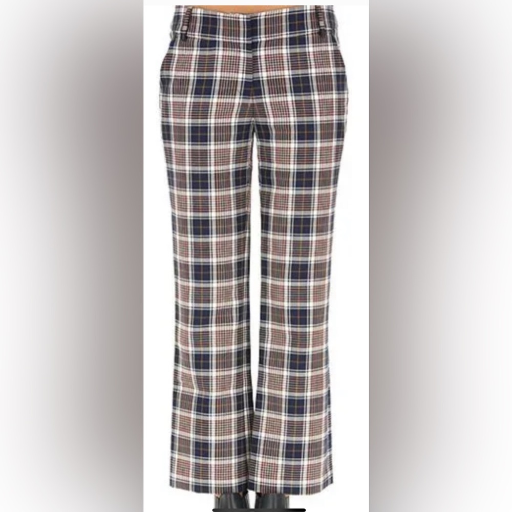 Tartan plaid Tory Burch Garrett pants